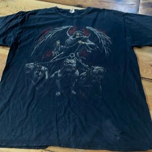 Archangel and Dogs graphic shirt, XL, Y2K, vintage